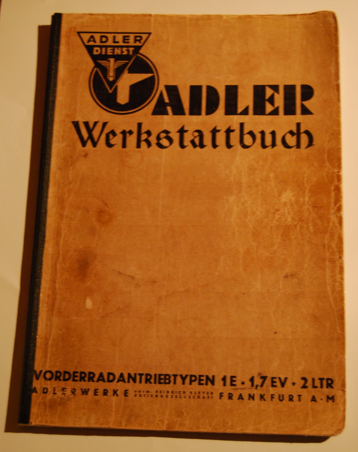 ADLER Werkstattbuch